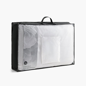 Подушка-кокон для новорожденного Happy Baby, со сменным чехлом, белая